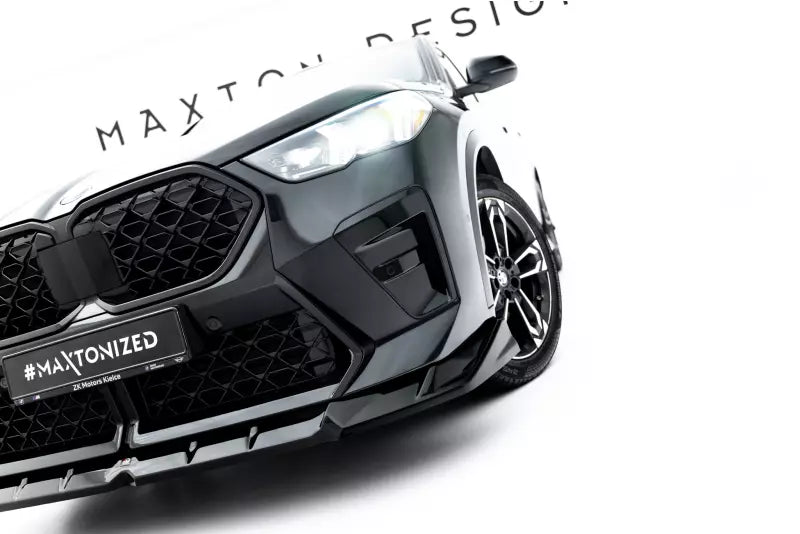 Maxton Design Frontlippe für BMW X2 M-Paket / iX2 U10 Hochglanz schwarz – Ansicht 3