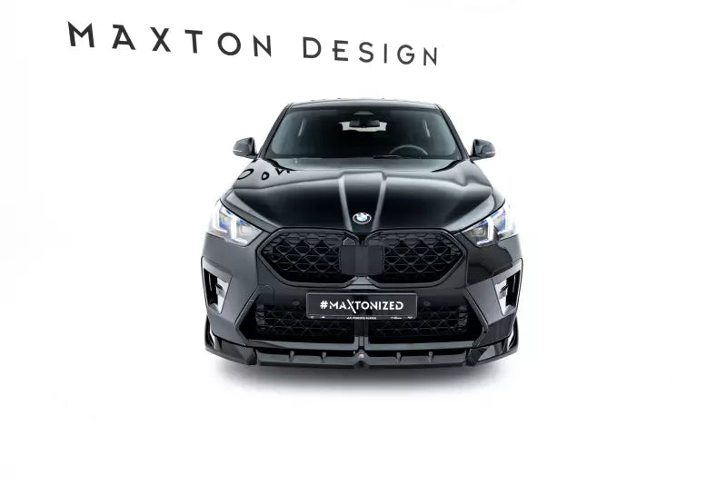 Maxton Design Frontlippe für BMW X2 M-Paket / iX2 U10 Hochglanz schwarz – Ansicht 4