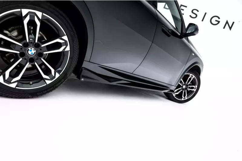 Maxton Design Seitenschweller (Paar) für BMW X2 M-Paket / iX2 U10 Hochglanz schwarz – Ansicht 4