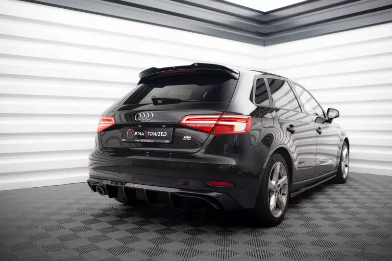 Maxton Design Heckdiffusor V.1 für Audi A3 Sportback 8V Facelift Hochglanz schwarz – Ansicht 2