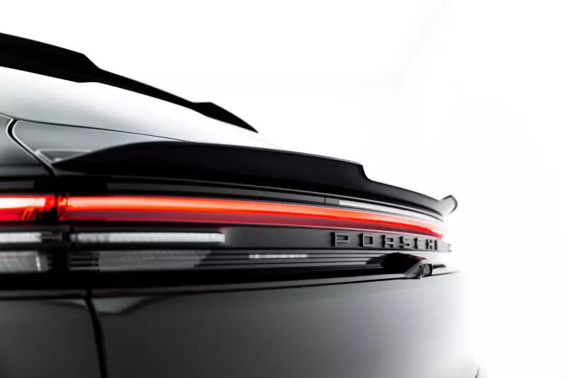 Maxton Design Heckspoiler Lippe V.2 für Porsche Macan EV Mk1 2024- Hochglanz schwarz – Ansicht 3