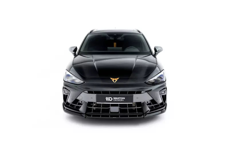 Maxton Design Frontlippe V.1 für Cupra Leon Mk1 Facelift schwarz Hochglanz – Ansicht 2