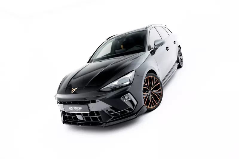 Maxton Design Frontlippe V.1 für Cupra Leon Mk1 Facelift schwarz Hochglanz – Ansicht 4