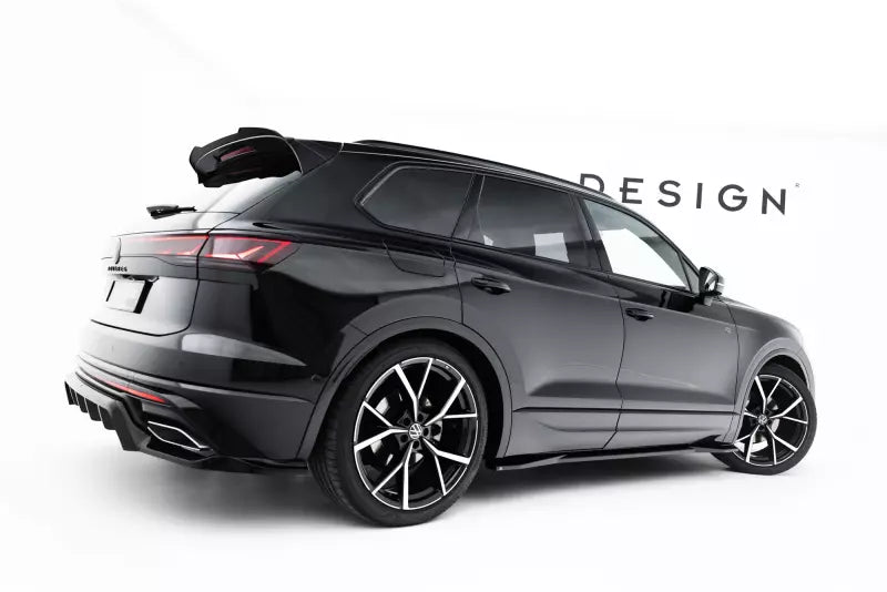 Maxton Design Seitenschweller (Paar) für VW Touareg R-line Mk3 Facelift Hochglanz schwarz – Ansicht 1