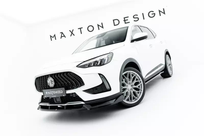Maxton Design Frontlippe für MG HS Mk1 Facelift Hochglanz schwarz – Ansicht 1