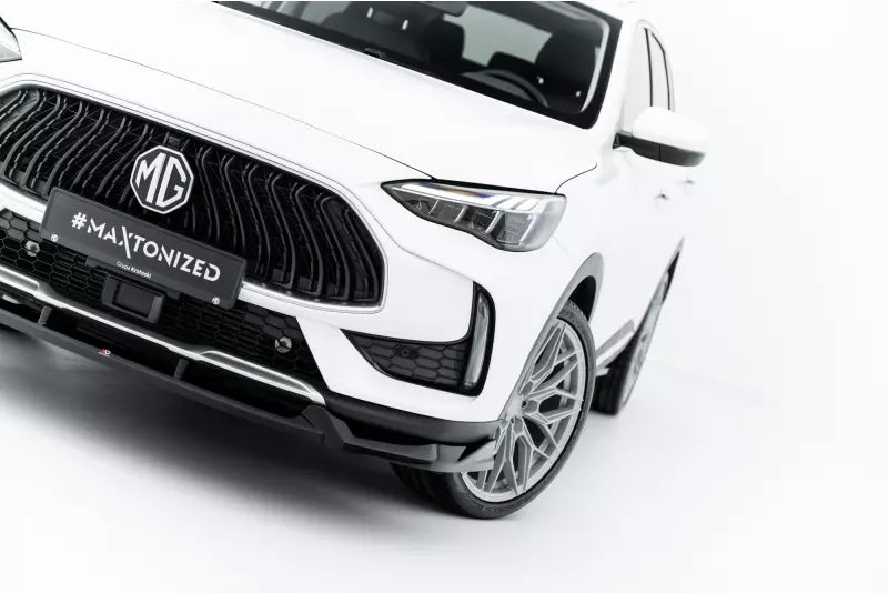 Maxton Design Frontlippe für MG HS Mk1 Facelift Hochglanz schwarz – Ansicht 3