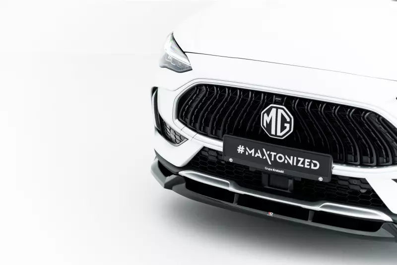 Maxton Design Frontlippe für MG HS Mk1 Facelift Hochglanz schwarz – Ansicht 4
