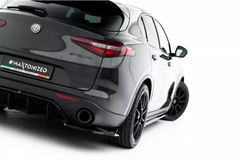 Maxton Design Diffusor Flaps V.2 für Alfa Romeo Stelvio Mk1 Hochglanz schwarz – Ansicht 2