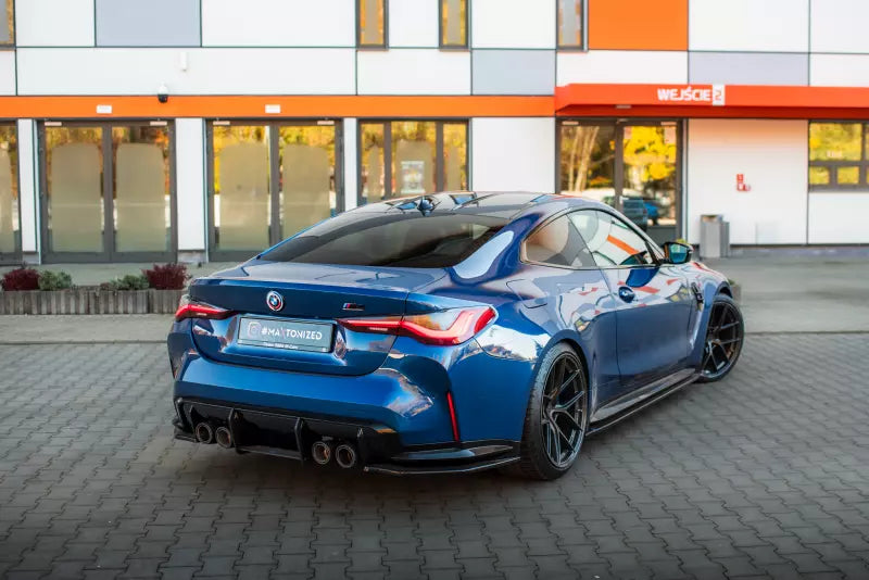 Maxton Design Diffusor Flaps V.2 für BMW M4 G82 / G82 Facelift Hochglanz schwarz – Ansicht 1