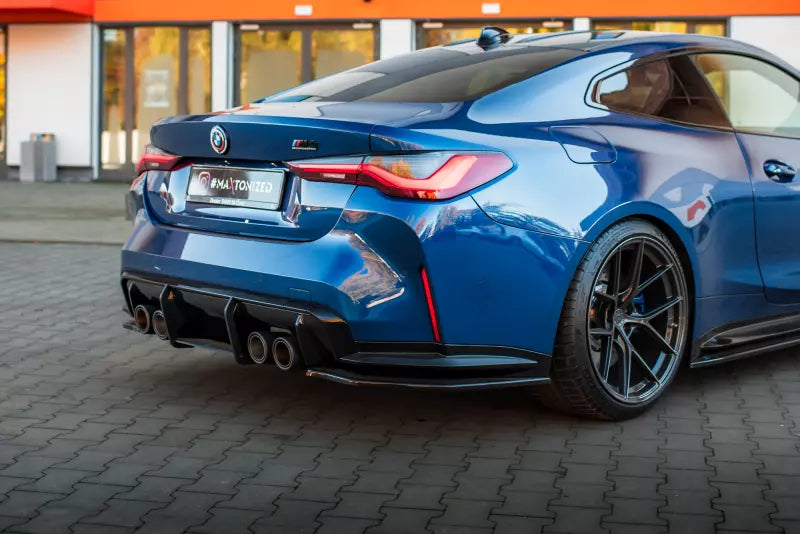 Maxton Design Diffusor Flaps V.2 für BMW M4 G82 / G82 Facelift Hochglanz schwarz – Ansicht 2