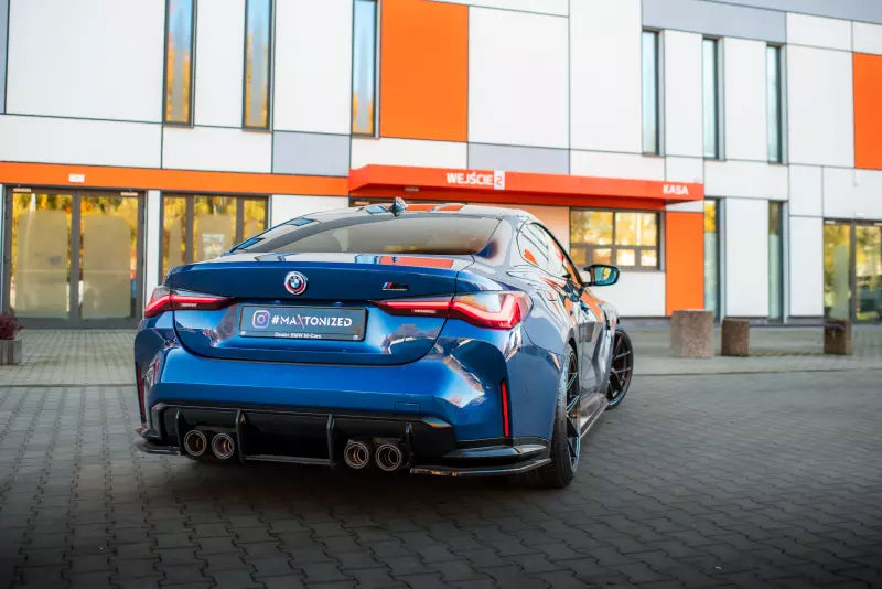 Maxton Design Diffusor Flaps V.2 für BMW M4 G82 / G82 Facelift Hochglanz schwarz – Ansicht 3