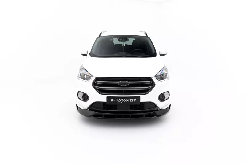 Maxton Design Frontlippe für Ford Kuga ST-Line Mk2 Facelift Hochglanz schwarz – Ansicht 1