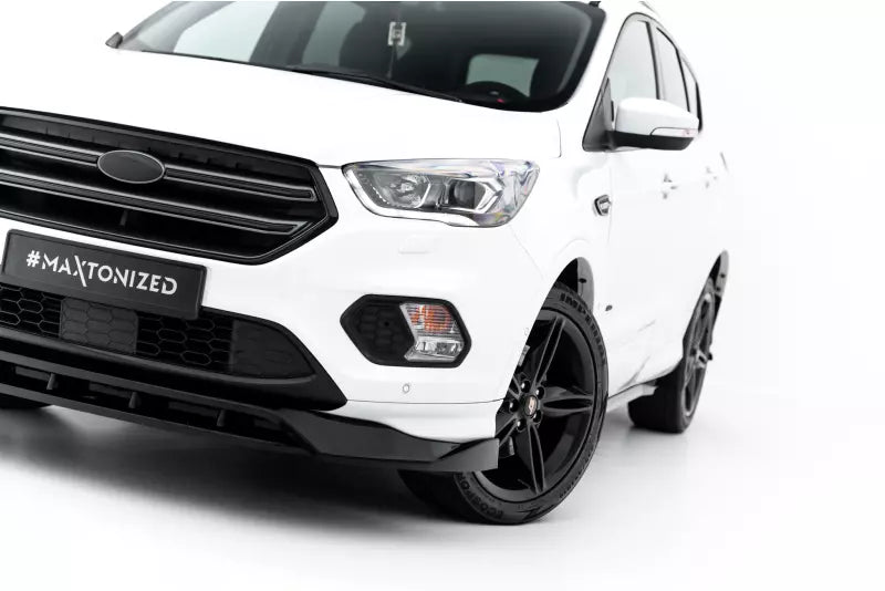 Maxton Design Frontlippe für Ford Kuga ST-Line Mk2 Facelift Hochglanz schwarz – Ansicht 4