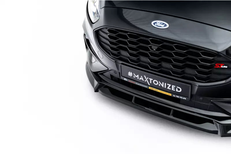 Maxton Design Frontlippe für Ford S-Max ST-Line Mk2 Facelift Hochglanz schwarz – Ansicht 1