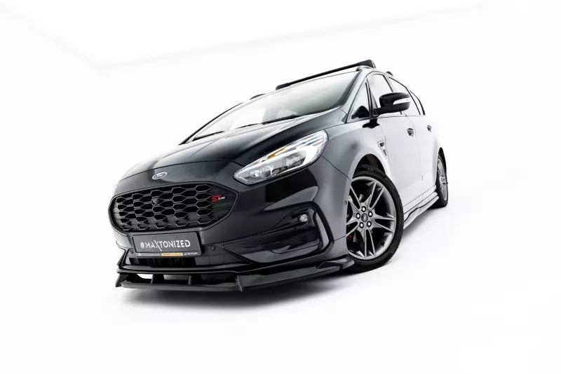 Maxton Design Frontlippe für Ford S-Max ST-Line Mk2 Facelift Hochglanz schwarz – Ansicht 3