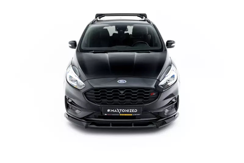Maxton Design Frontlippe für Ford S-Max ST-Line Mk2 Facelift Hochglanz schwarz – Ansicht 4