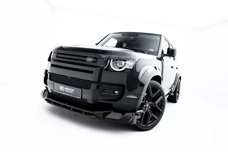 Maxton Design Frontlippe für Land Rover Defender Mk4 Hochglanz schwarz – Ansicht 2