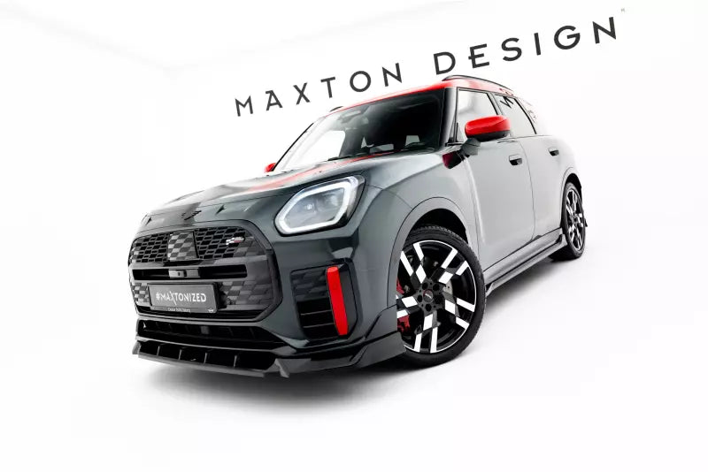 Maxton Design Frontlippe für Mini Countryman JCW U25 Hochglanz schwarz – Ansicht 1