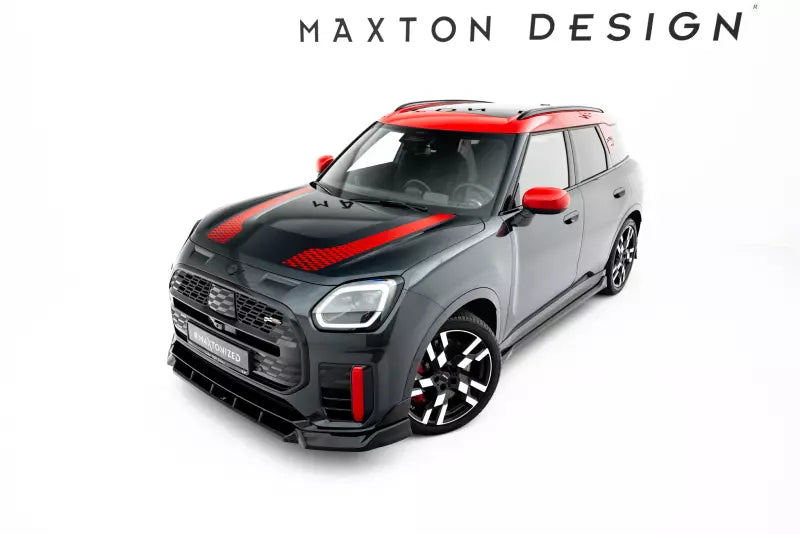 Maxton Design Frontlippe für Mini Countryman JCW U25 Hochglanz schwarz – Ansicht 2
