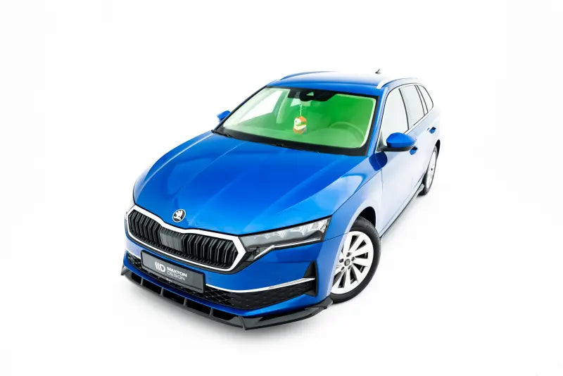 Maxton Design Frontlippe für Skoda Octavia Liftback / Combi Mk4 Facelift Hochglanz schwarz – Ansicht 1