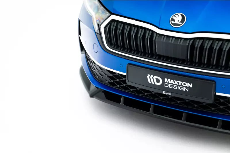 Maxton Design Frontlippe für Skoda Octavia Liftback / Combi Mk4 Facelift Hochglanz schwarz – Ansicht 3