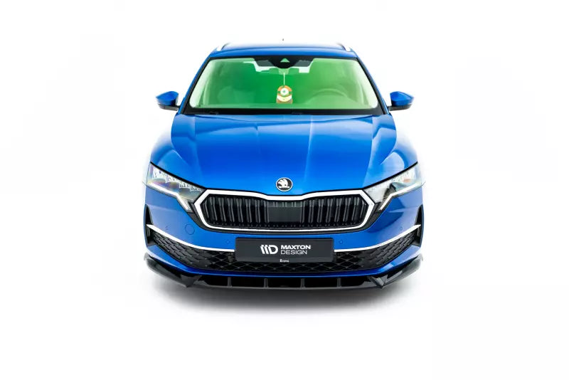 Maxton Design Frontlippe für Skoda Octavia Liftback / Combi Mk4 Facelift Hochglanz schwarz – Ansicht 4