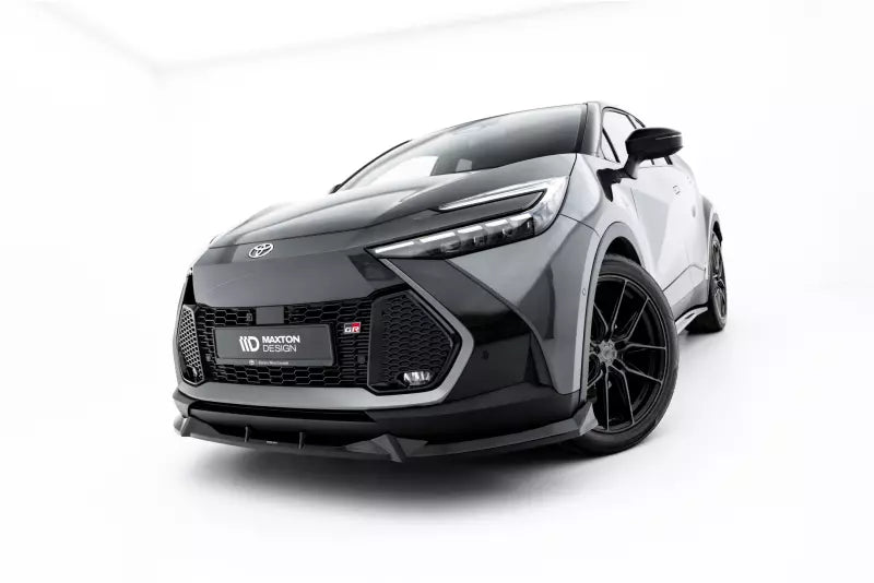 Maxton Design Frontlippe V.1 für Toyota C-HR Mk2 Hochglanz schwarz – Ansicht 2