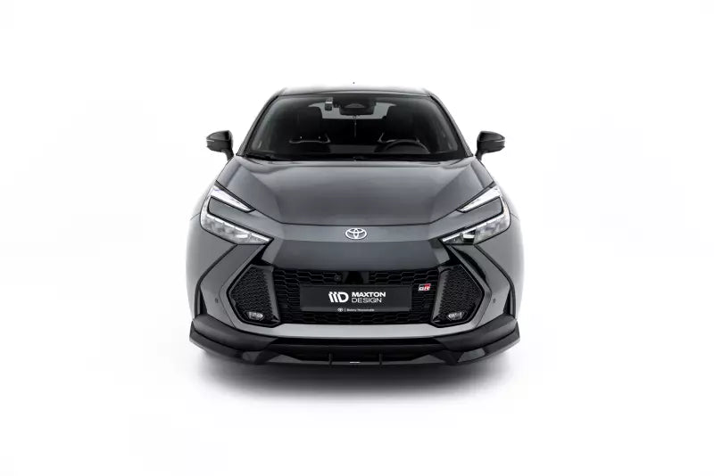 Maxton Design Frontlippe V.1 für Toyota C-HR Mk2 Hochglanz schwarz – Ansicht 3