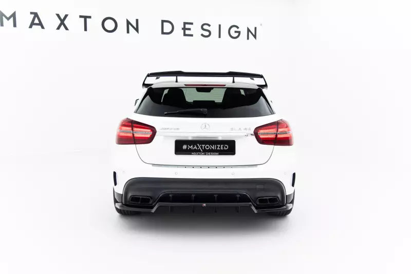 Maxton Design Heckdiffusor für Mercedes GLA 45 AMG X156 Facelift Hochglanz schwarz – Ansicht 4
