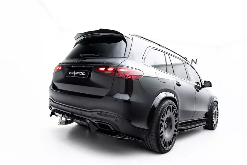 Maxton Design Heckdiffusor für Mercedes GLS AMG-Line X167 Facelift Hochglanz schwarz – Ansicht 3