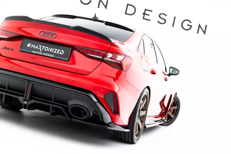 Maxton Design Heckdiffusor V.1 für Audi RS3 Limousine 8Y Facelift Hochglanz schwarz – Ansicht 2