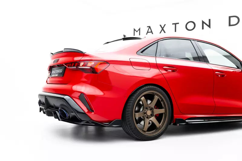 Maxton Design Heckdiffusor V.2 für Audi RS3 Limousine 8Y Facelift Hochglanz schwarz – Ansicht 1