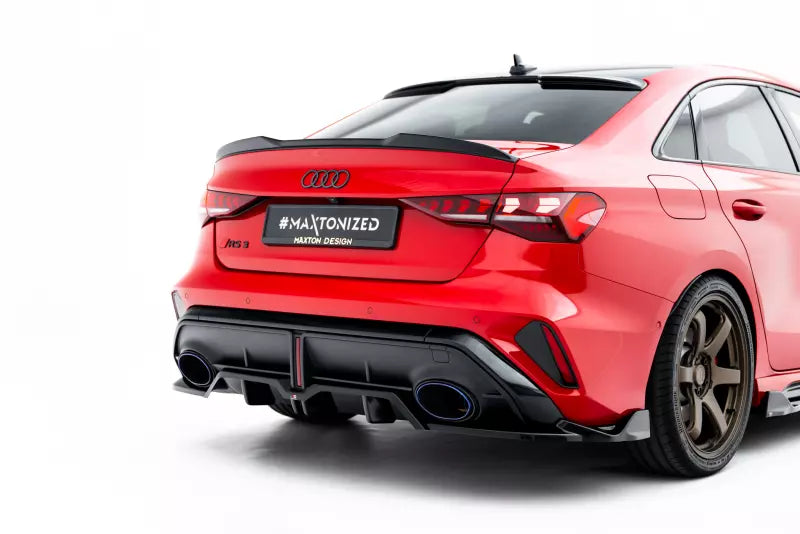 Maxton Design Heckdiffusor V.2 für Audi RS3 Limousine 8Y Facelift Hochglanz schwarz – Ansicht 2