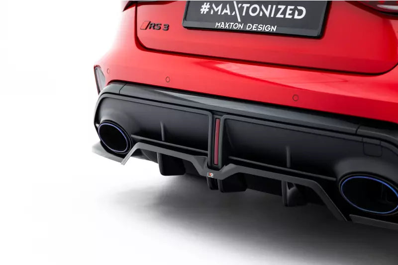 Maxton Design Heckdiffusor V.2 für Audi RS3 Limousine 8Y Facelift Hochglanz schwarz – Ansicht 4