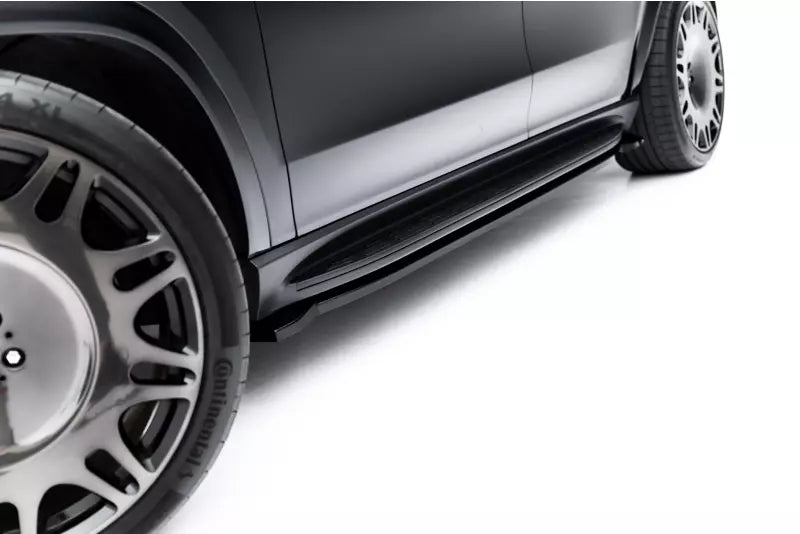 Maxton Design Seitenschweller (Paar) für Mercedes GLS AMG-Line X167 Facelift Hochglanz schwarz – Ansicht 2