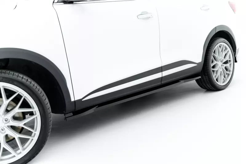 Maxton Design Seitenschweller (Paar) für MG HS Mk1 Facelift Hochglanz schwarz – Ansicht 2