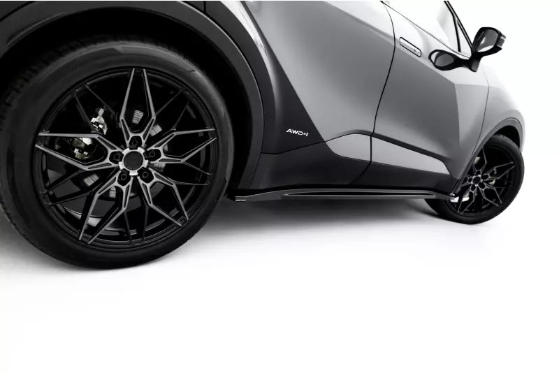 Maxton Design Seitenschweller (Paar) für Toyota C-HR Mk2 Hochglanz schwarz – Ansicht 3