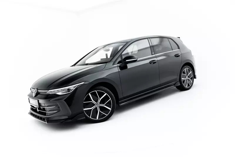 Maxton Design Seitenschweller (Paar) für VW Golf 8 Facelift Hochglanz schwarz – Ansicht 1