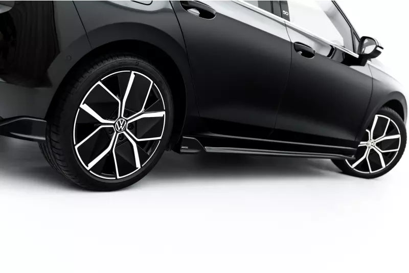 Maxton Design Seitenschweller (Paar) für VW Golf 8 Facelift Hochglanz schwarz – Ansicht 3