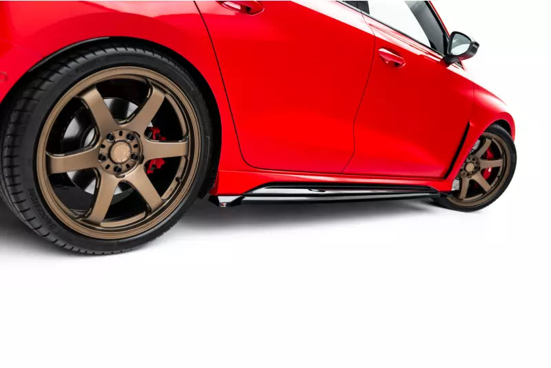 Maxton Design Seitenschweller (Paar) V.1 für Audi RS3 Limousine 8Y / 8Y Facelift Hochglanz schwarz – Ansicht 1