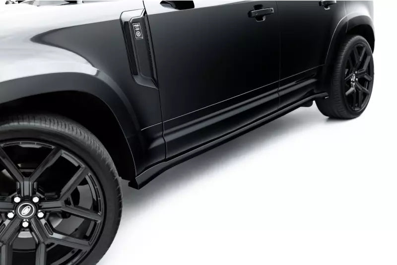 Maxton Design Seitenschweller (Paar) V.1 für Land Rover Defender 110 Mk4 Hochglanz schwarz – Ansicht 2