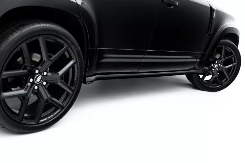 Maxton Design Seitenschweller (Paar) V.1 für Land Rover Defender 110 Mk4 Hochglanz schwarz – Ansicht 4