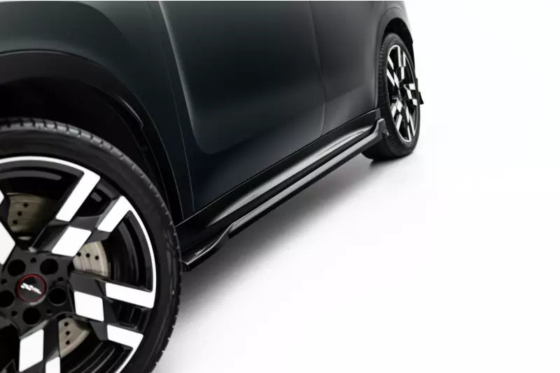 Maxton Design Seitenschweller (Paar) V.1 für Mini Countryman JCW U25 Hochglanz schwarz – Ansicht 2