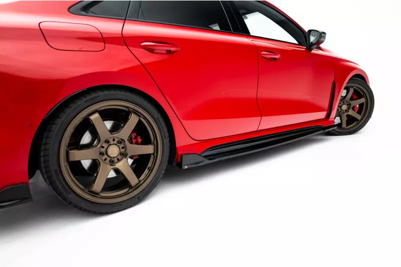 Maxton Design Seitenschweller (Paar) V.2 für Audi RS3 Limousine 8Y / 8Y Facelift Hochglanz schwarz – Ansicht 1