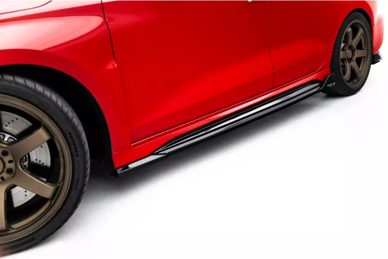 Maxton Design Seitenschweller (Paar) V.2 für Audi RS3 Limousine 8Y / 8Y Facelift Hochglanz schwarz – Ansicht 2