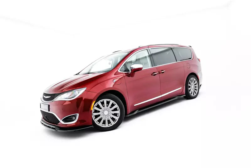 Maxton Design Seitenschweller (Paar) V.2 für Chrysler Pacifica Mk2 Hochglanz schwarz – Ansicht 3