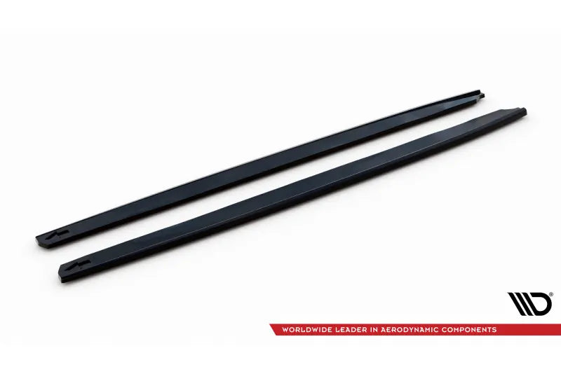 Maxton Design Seitenschweller (Paar) V.5 für Seat Leon Cupra / FR / Standard (mit Aero Paket) Mk3 2012-2020 Hochglanz schwarz – Ansicht 4