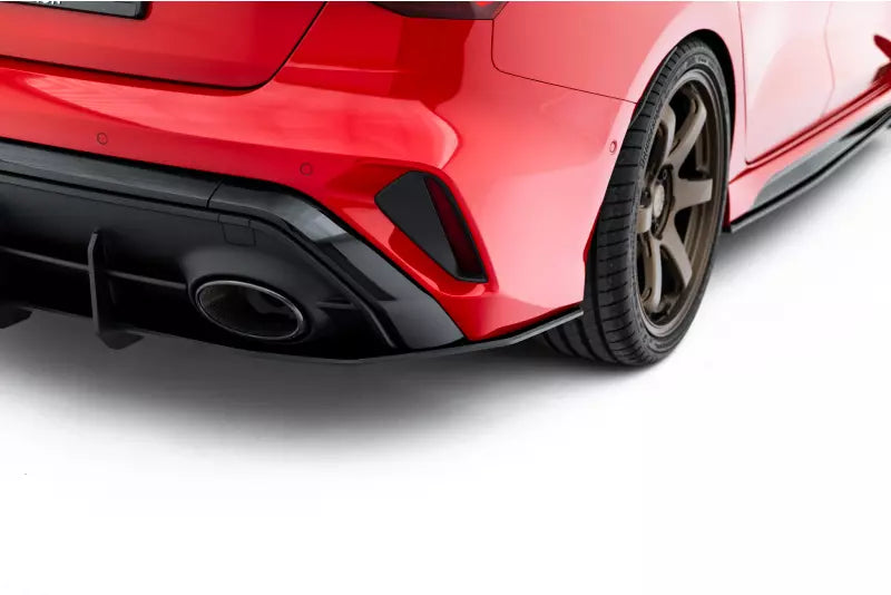 Maxton Design Street Pro Heckdiffusor für Audi RS3 Limousine 8Y Facelift Schwarz matt – Ansicht 4