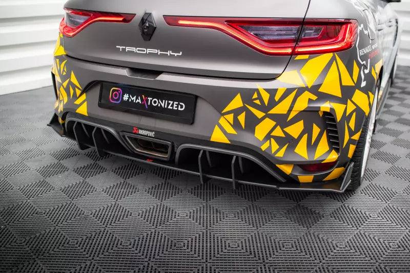 Maxton Design Street Pro Heckdiffusor für Renault Megane RS Mk4 Schwarz matt – Ansicht 2