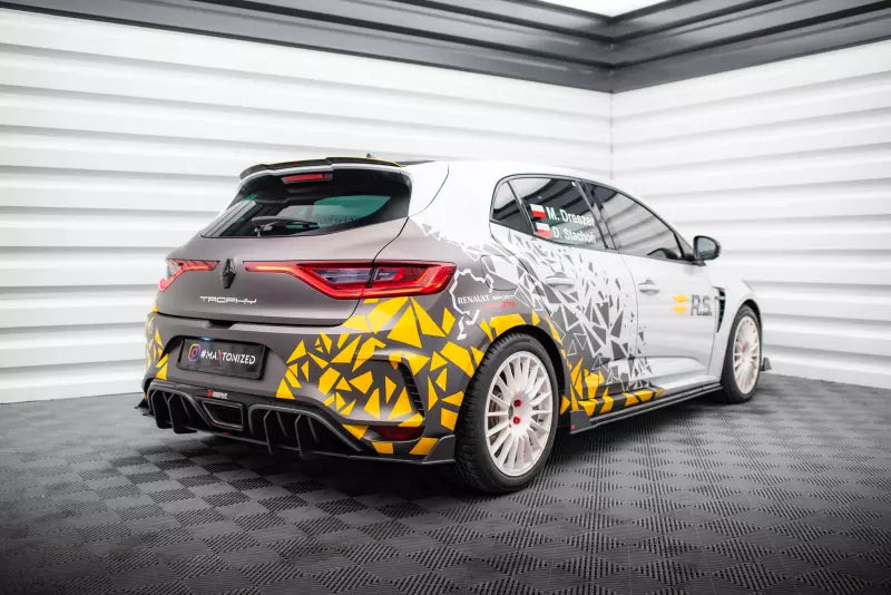 Maxton Design Street Pro Heckdiffusor für Renault Megane RS Mk4 Schwarz matt – Ansicht 3